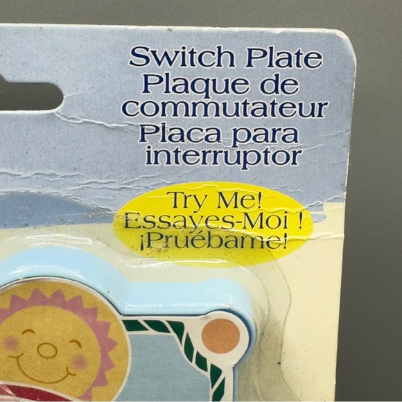 Vintage 1994 Baby’s Ark 3D Light Switch Plate Cover Noah’s Ark Zoo Animals NIP - Picture 2 of 10